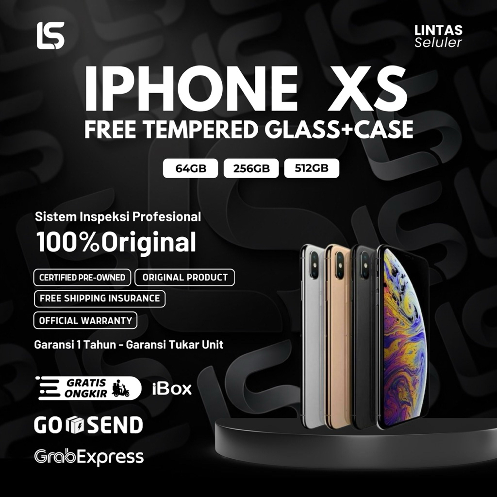 Apple iPhone XS 64GB / 256GB Garansi Resmi Indonesia Original Apple – Lintas Seluler