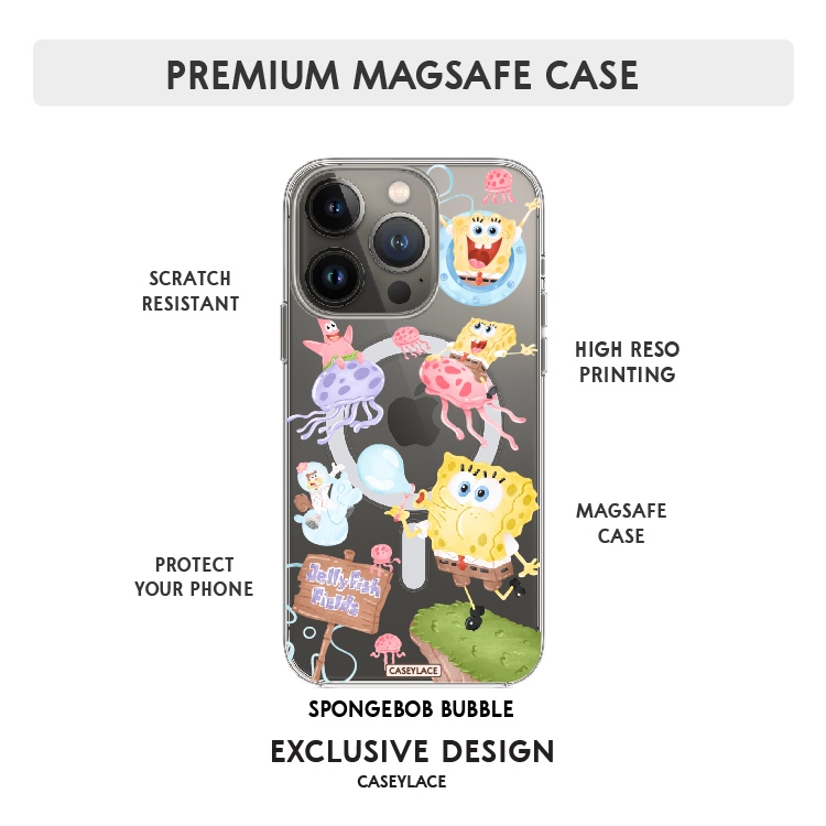 Magsafe Iphone & Sams Spongebob Patric Jelly Fish Caseylace Collections