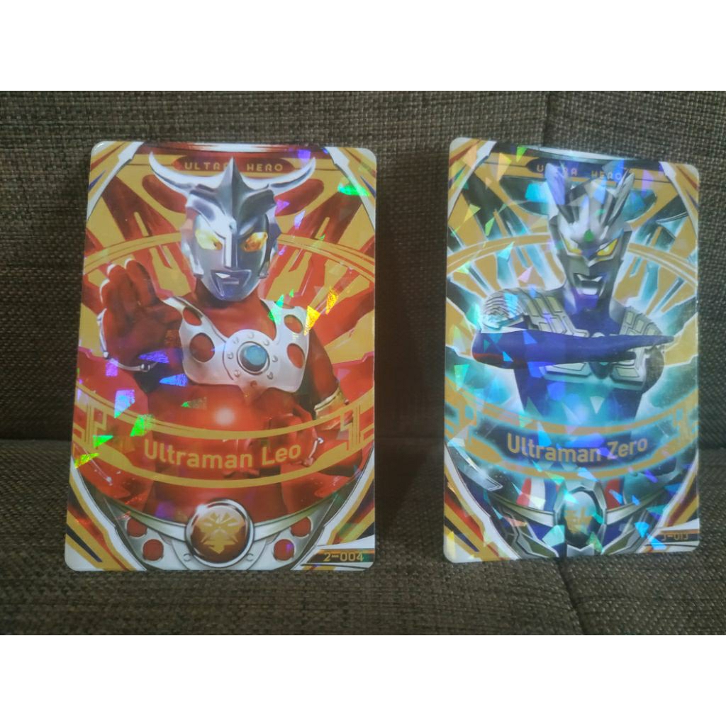 kartu ultraman zero atau ultraman leo