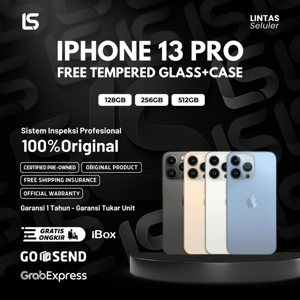 Apple iPhone 13 Pro 128GB / 256GB / 512GB Garansi Resmi Indonesia Original Apple – Lintas Seluler