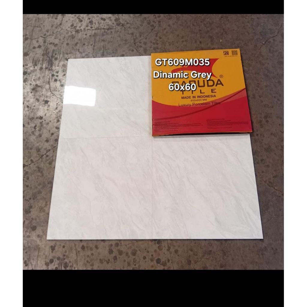 Granit lantai 60x60 Garuda Dinamic grey Glossy Glazed polished kw1