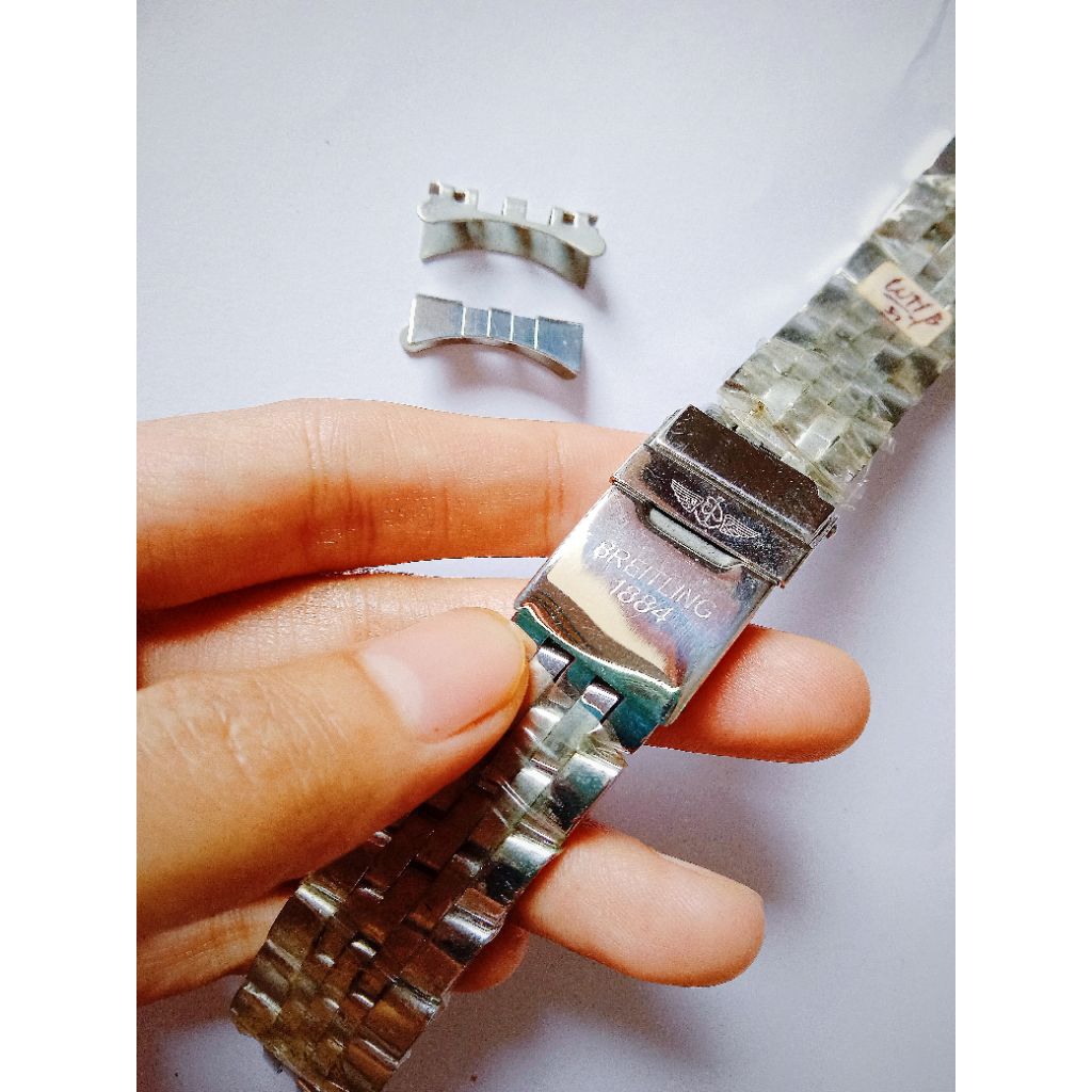 Strap Tali Jam Tangan Breitling 1884 Stainless Steel