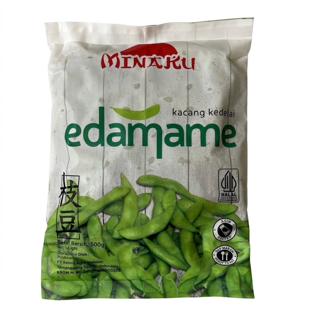 Edamame Minaku Kacang Kedelai Asin 500 gram Frozen