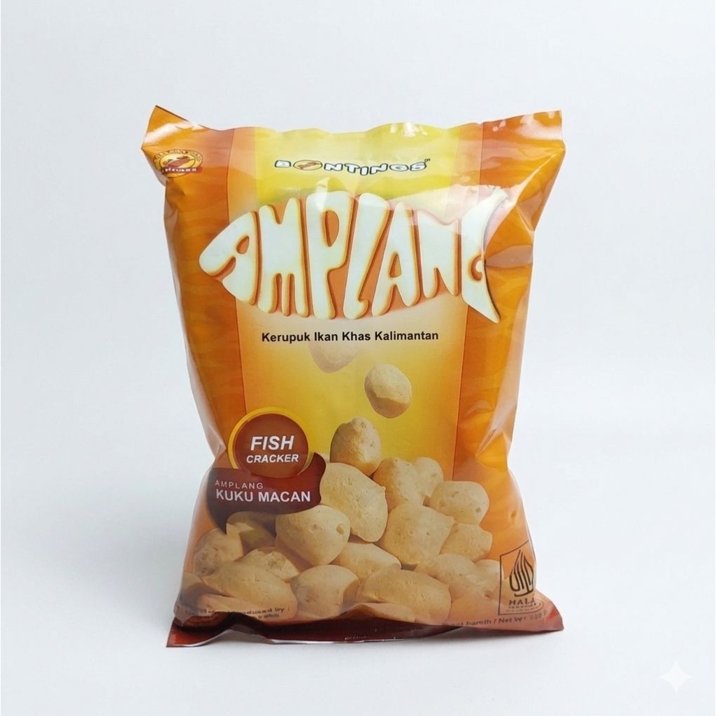 Cemilan snack oleh-oleh bontings Amplang Kuku Macan 50 gram