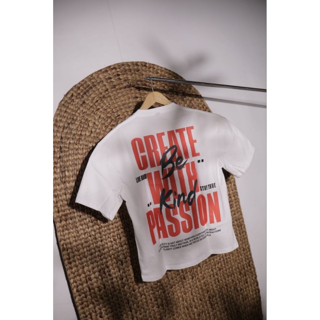 Kaos  Oversize T-shirt 20s Passion Mech.id Boxy Fit Hight Quality Catton Bamboo 100%