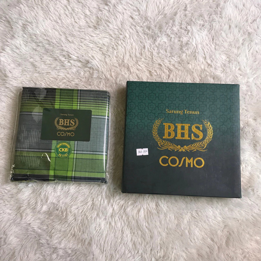 Cuci Gudang - Sarung Tenun Original Merk BHS Atlas Mangga Wadimor Sapphire Goyor Botol Motif Songket