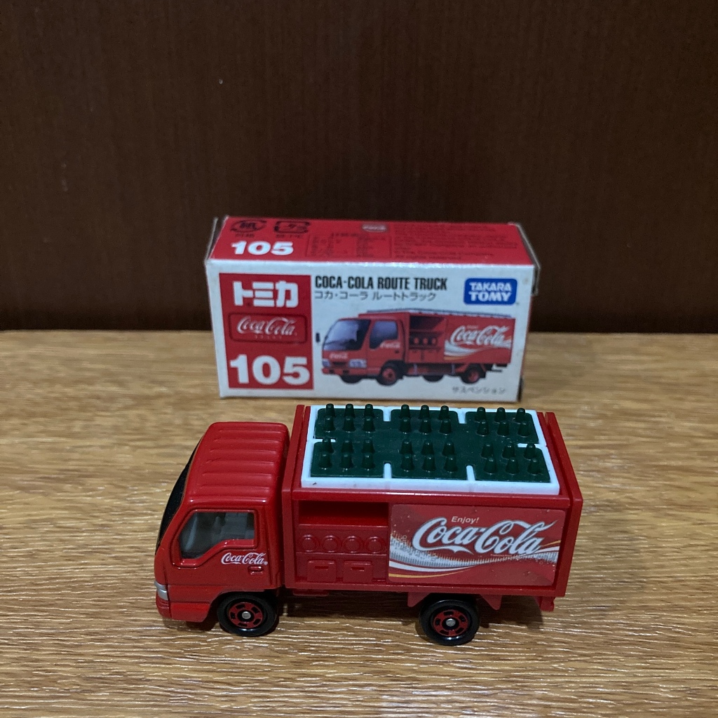 TOMICA Regular 105 Isuzu Elf Coca-Cola Route Truck Coca Cola 2006 Diecast Reg Mobilan Takara Tomy