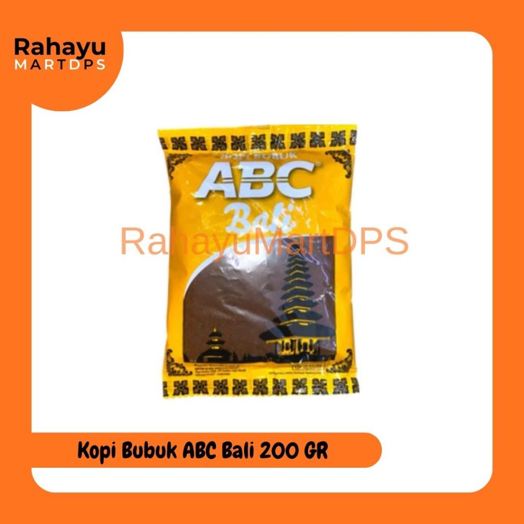 Kopi Bubuk ABC Bali 200gr | Kopi Hitam Bubuk Aroma Khas Bali