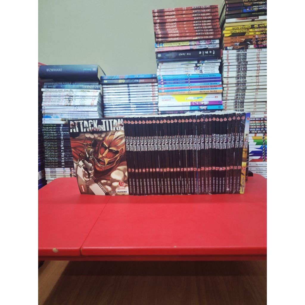 Komik Attack on Titan Set Kolpri Vol 1-34