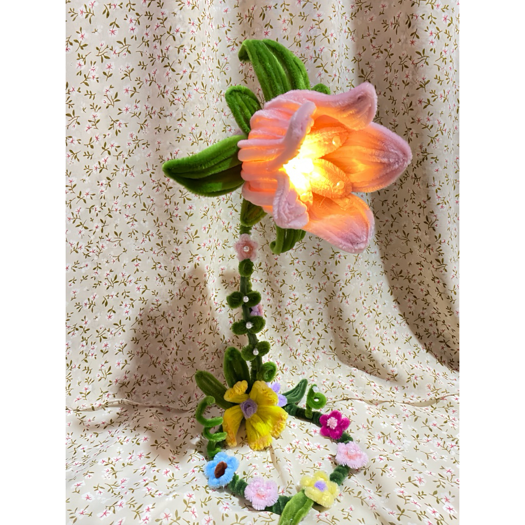 lampu tidur kawat bulu