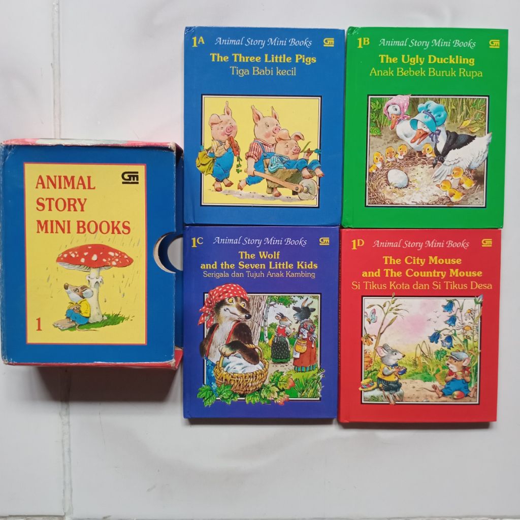 Buku Cerita Tony Wolf - Animal Story Mini Books