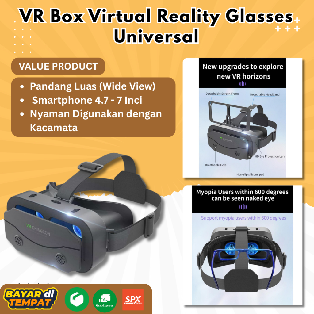 Virtual Reality VR Box IMAX Giant Screen Virtual Reality Glasses