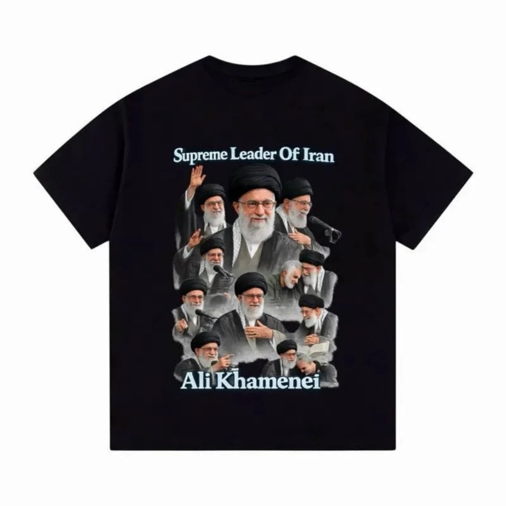 kaos Ali khamenei Kaos Tokoh Dunia Ali Khamenei Kaos Ayatollah Khomeini Combed 24s