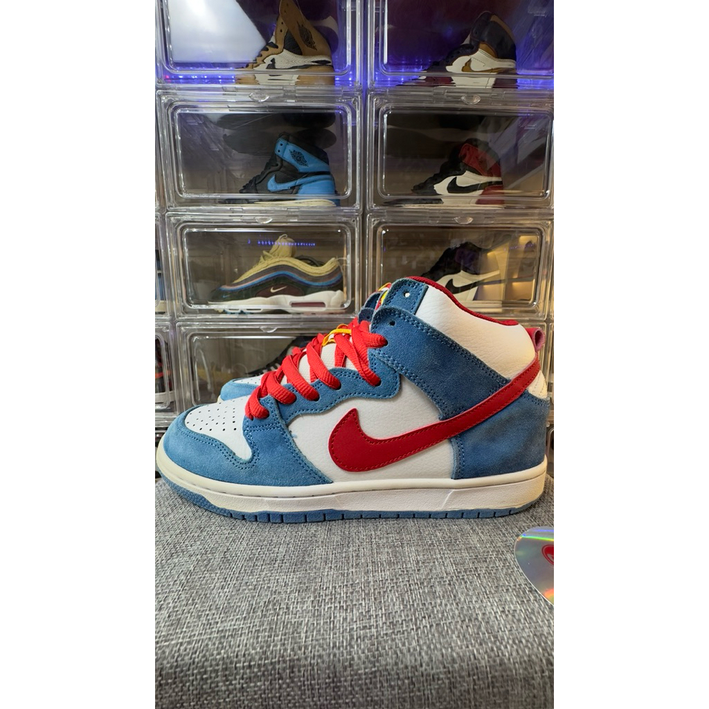 SB DUNK HIGH DORAEMON , SEPATU , SHOES , SNEAKERS