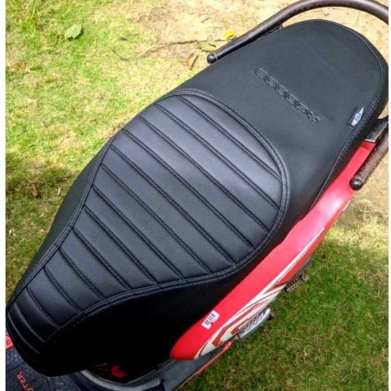 cover jok motor CAFERACER Tingal Pasang scoopy