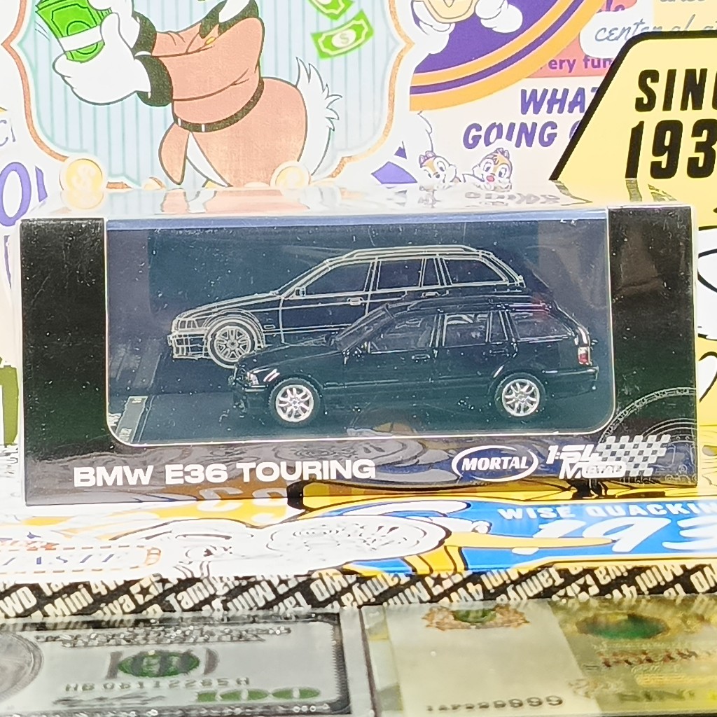 Mortal BMW E36 touring black 1 of 499 diecast 1 64