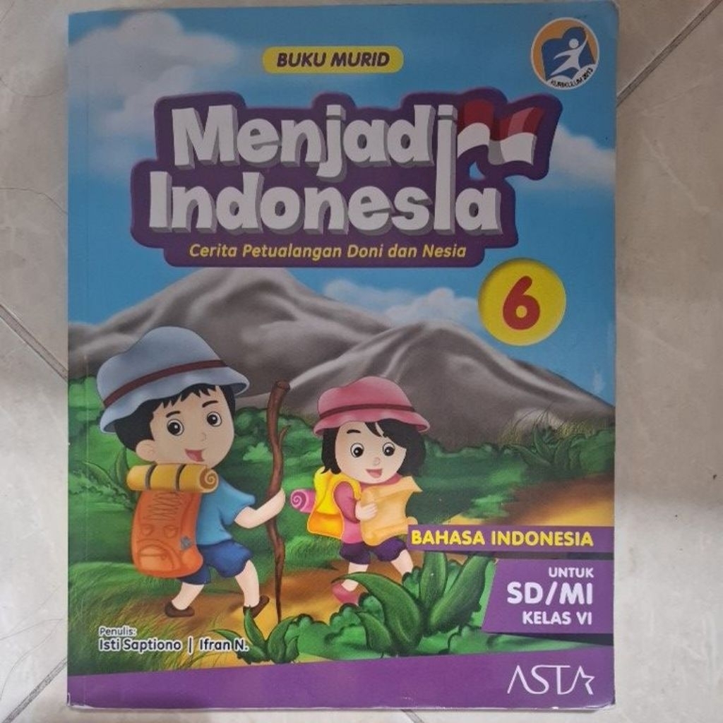Buku Murid kelas 6 SD Menjadi Indonesia ( Cerita Petualangan Doni dan Nesia)
