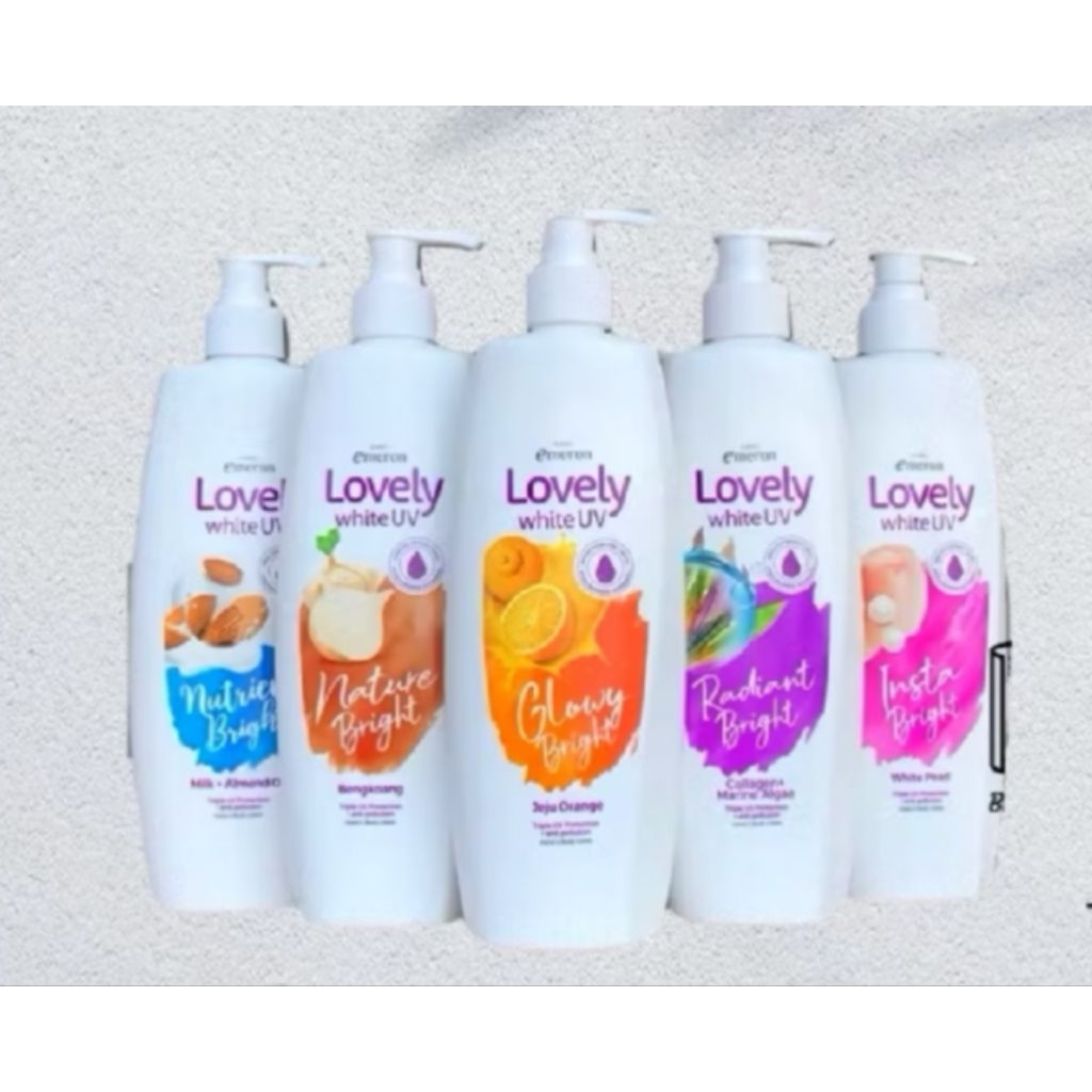 emeron lovely white uv 500ml/emeron lovely hand&body lotion/hand body emeron lovely/hand&body lotion