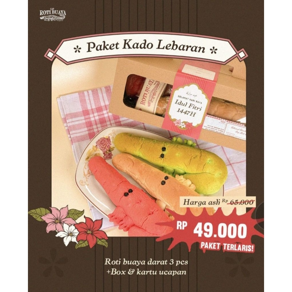 Paket Hampers Lebaran Roti Buaya