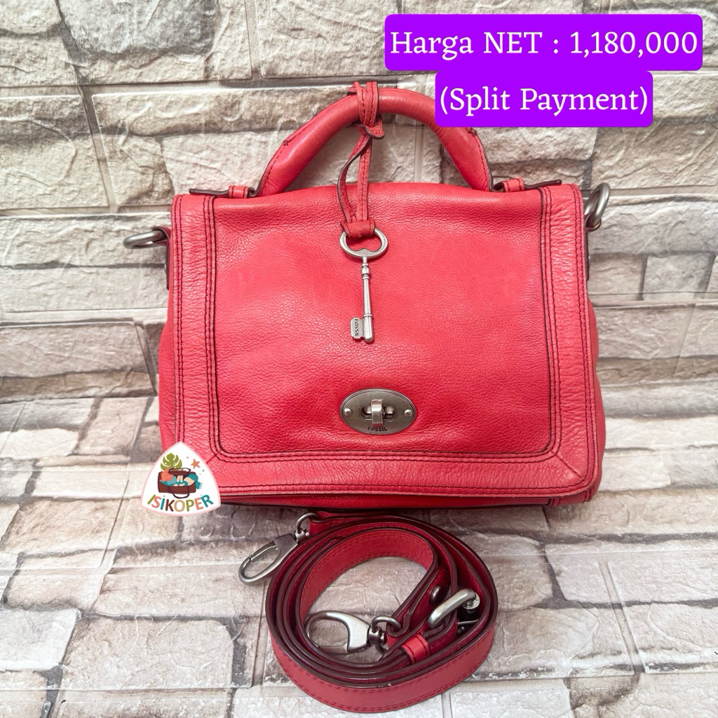 529# NET-Preloved Fossil Marlow Top Handle
