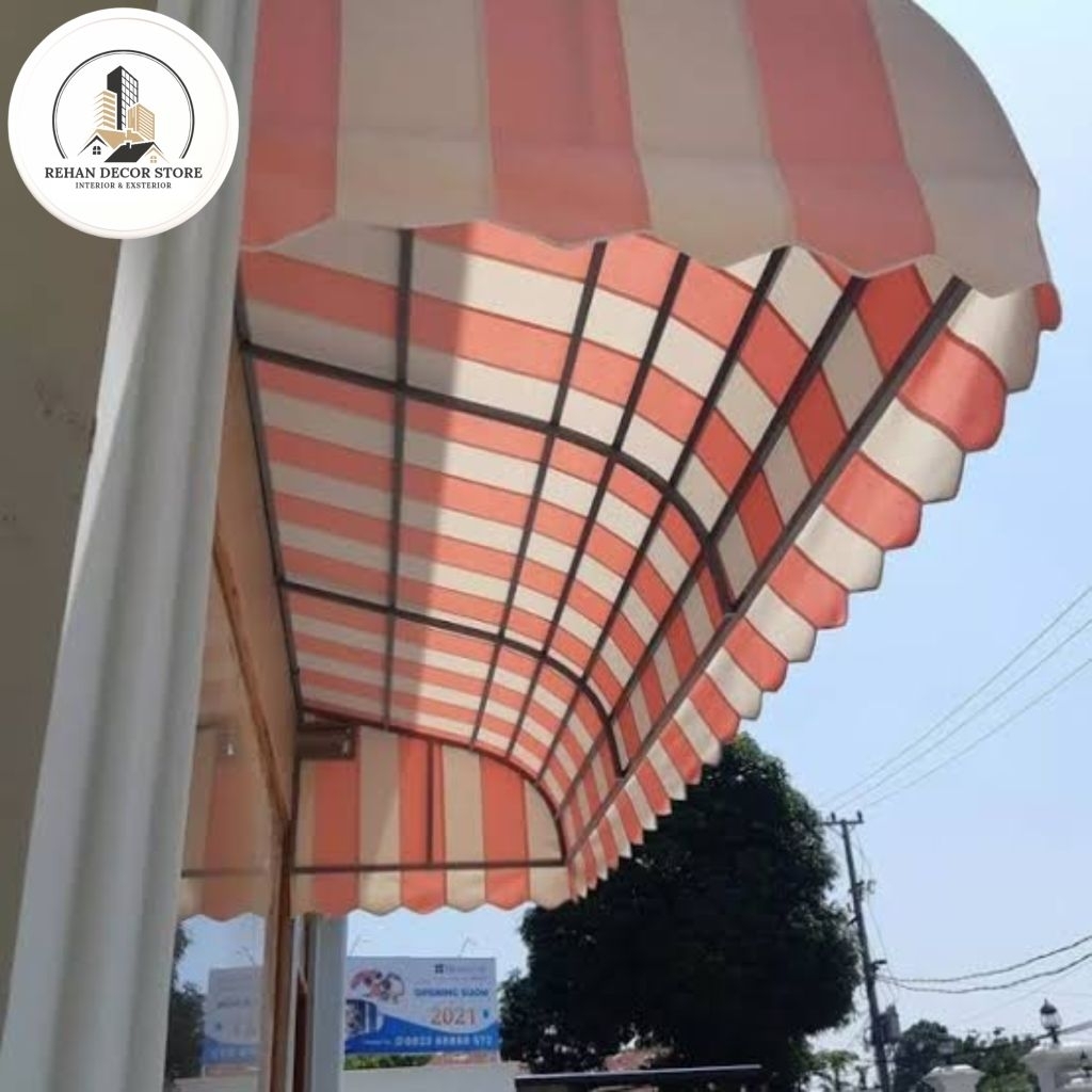 kanopi kain Sunbrella+Rangka, TERMURAH, FREE SURVEY,FREE PASANG,BISA NEGO