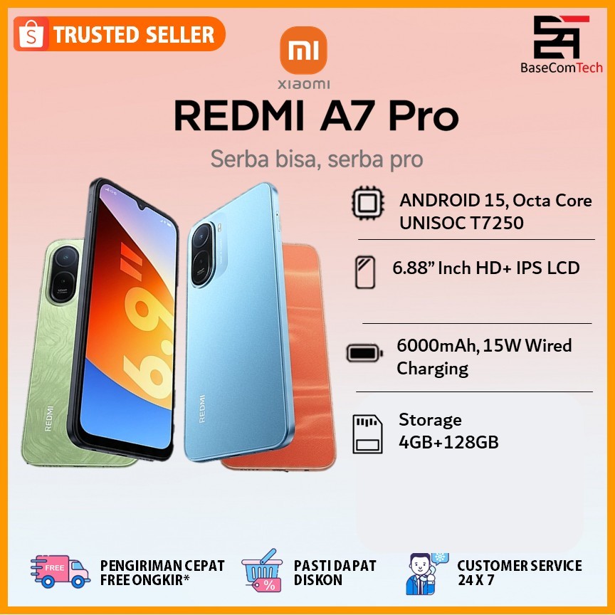 Xiaomi REDMI A7 PRO 4GB 128GB 6.88 inc 6000mAh 8mp camera Garansi Resmi BNIB