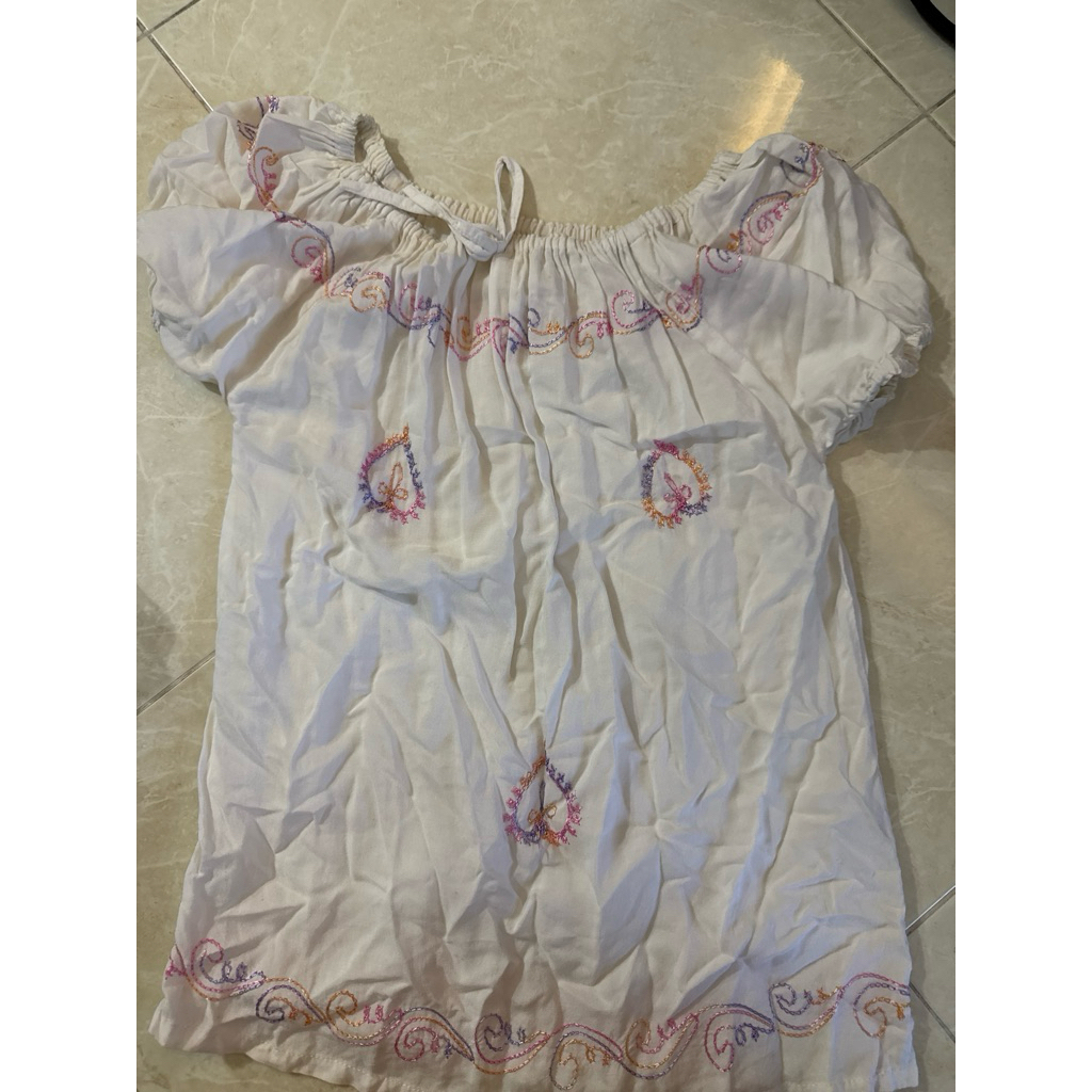 baju sabrina off shoulder wanita