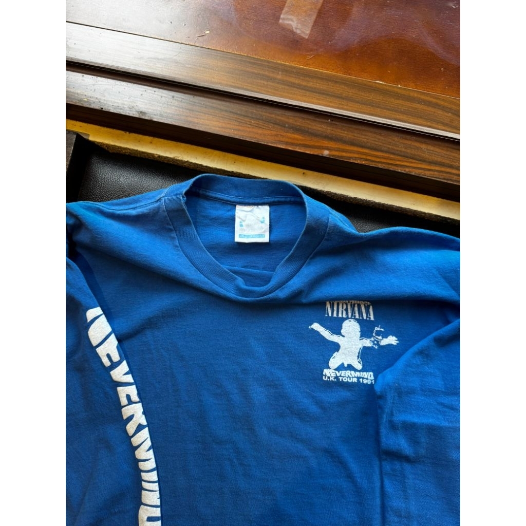 Nirvana Long Sleeve Nevermimd UK Tour 1991