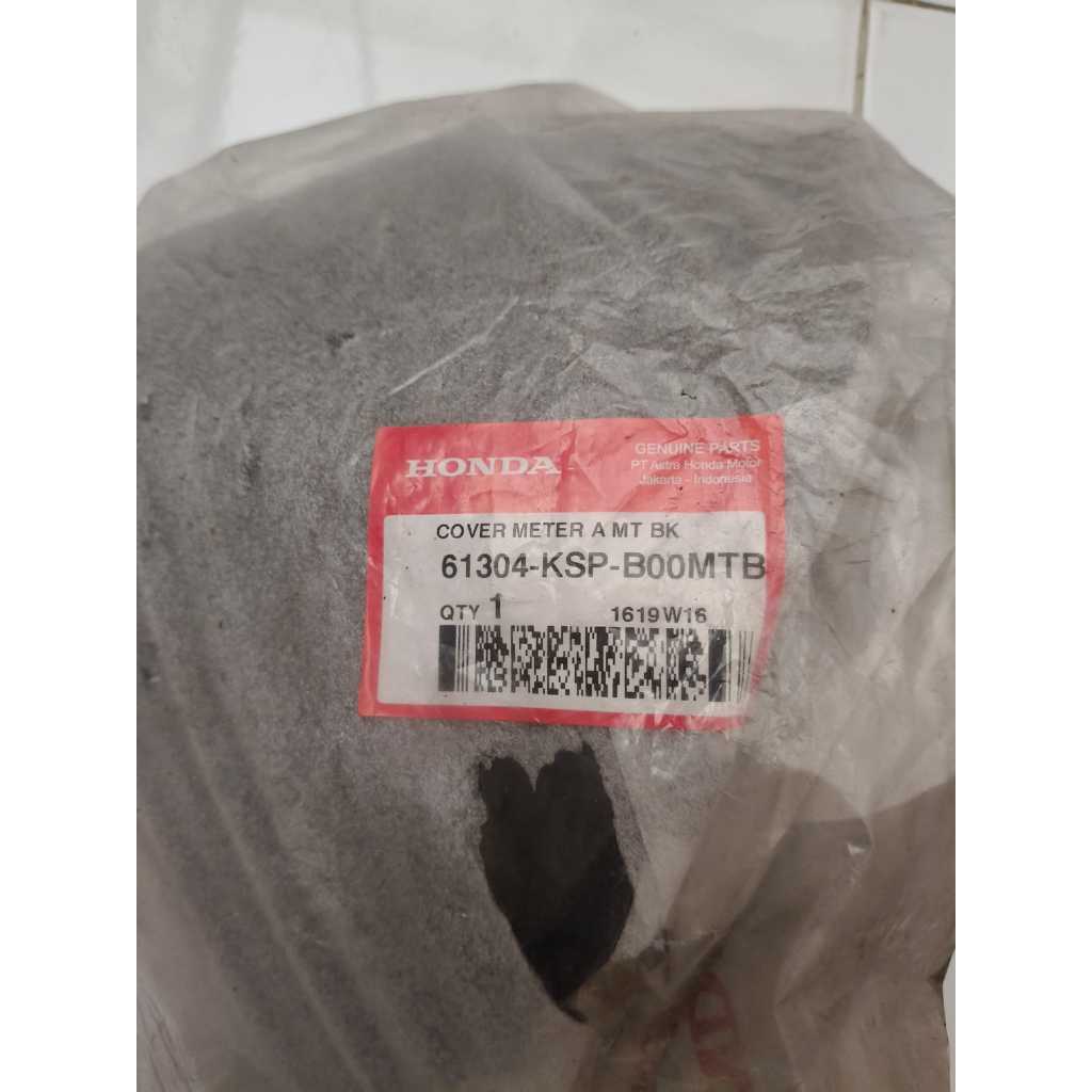 Cover Meter A MT BK (Cover Speedometer Atas) - Kode Part: 61304-KSP-B00MTB
