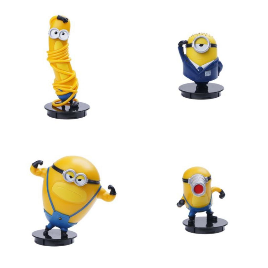 Collectible Minions Cup dan Topper Mega Minion Tim AVL Agent Jerry Dave Mel Tumbler Official Merchan