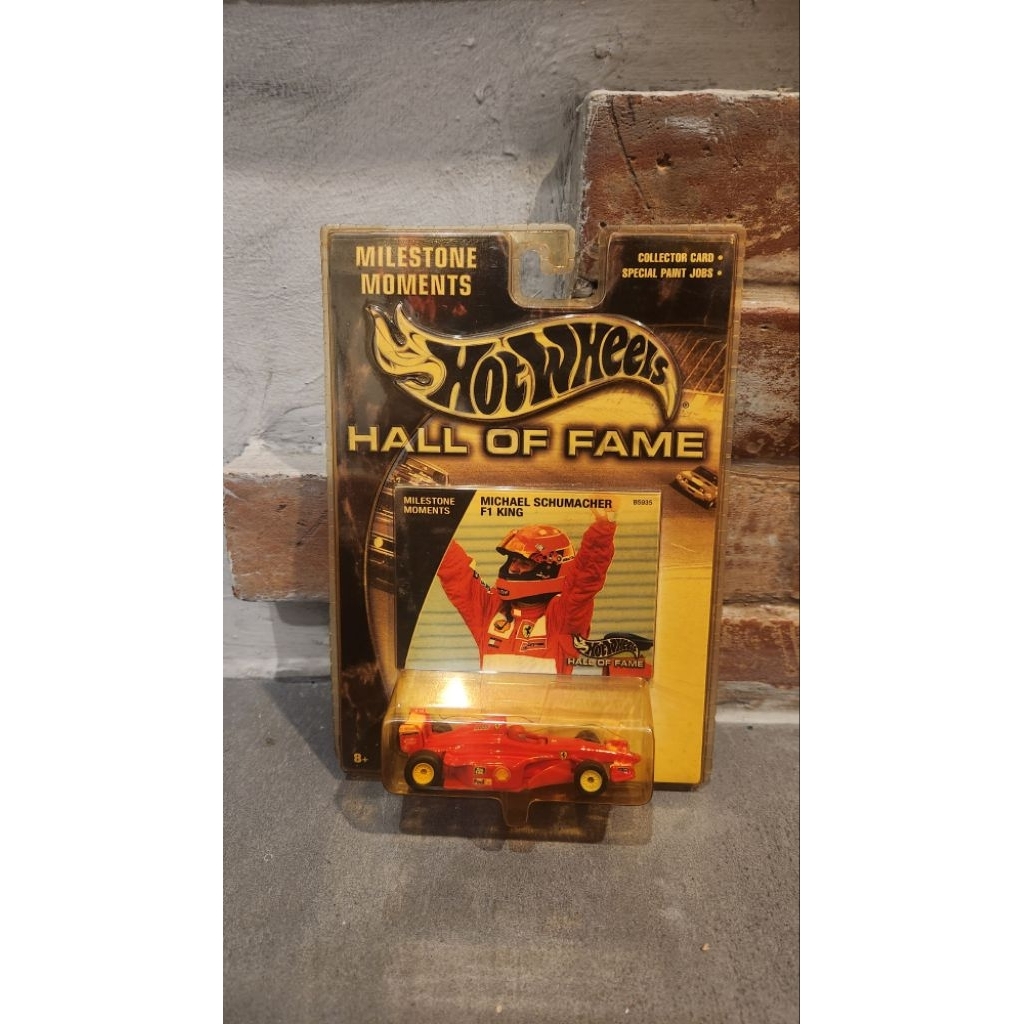 hotwheels ferrari f1 king michael schumacher hall of fame