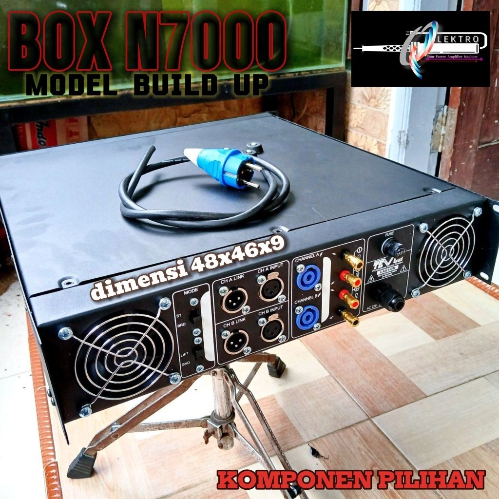 BOX N7000 AMPLIFIER PROFESIONAL | N7000 2U | Bahan terbaru Kokoh
