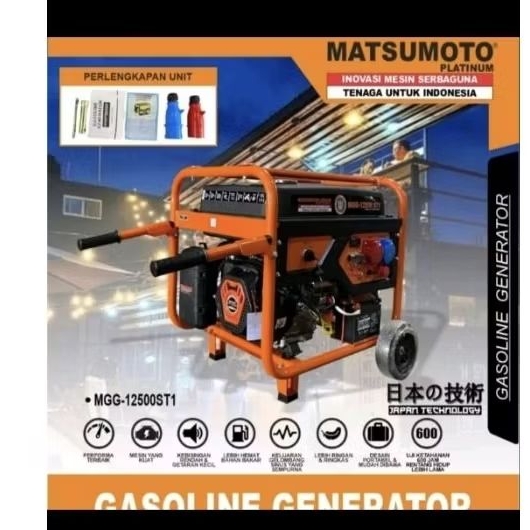 GENSET  MATSUMOTO 10000 WATT  1 phase dan 3 phase / GENSET 10000 WATT MATSUMOTO  DUAL VOLTAGE
