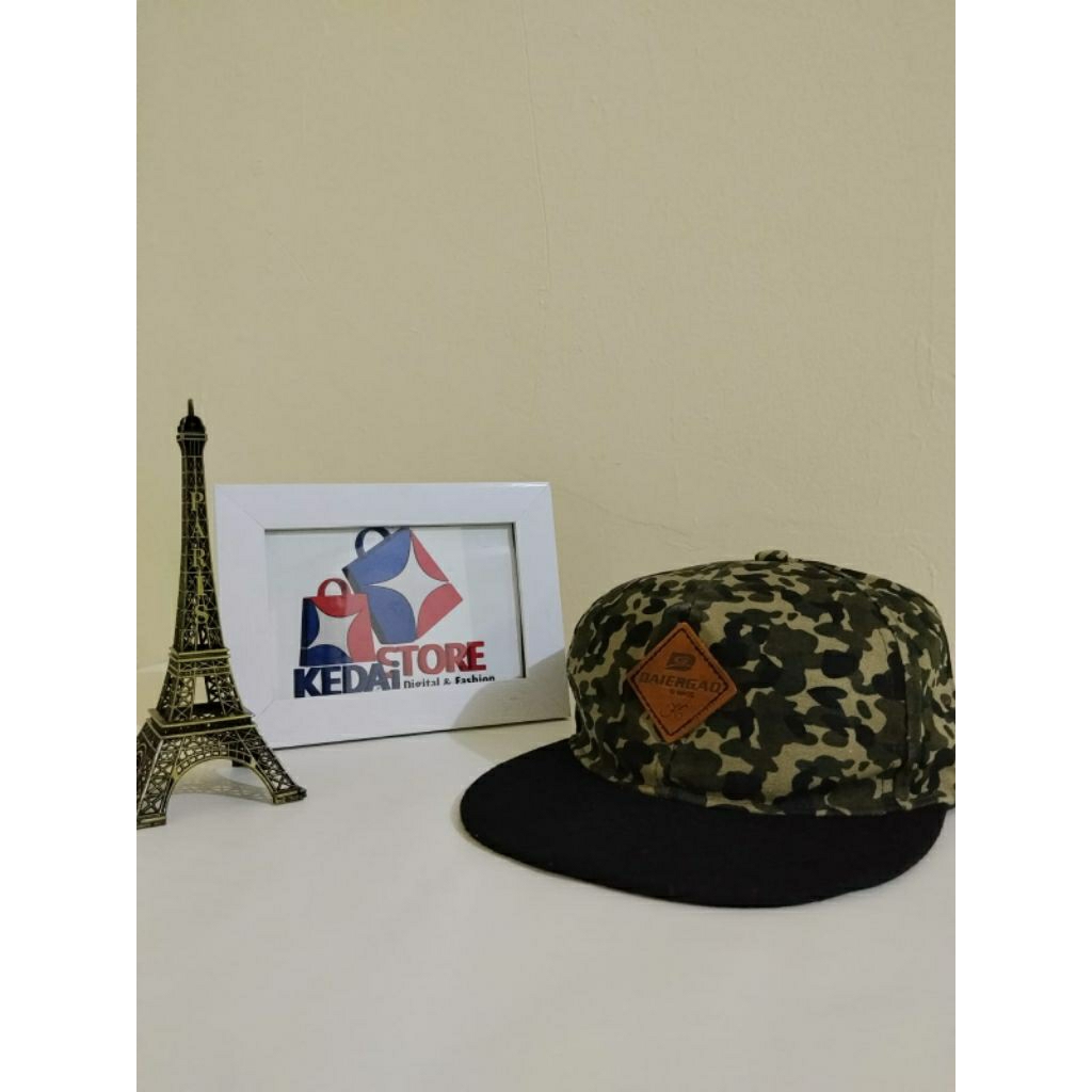 topi snapback Camo Motif path