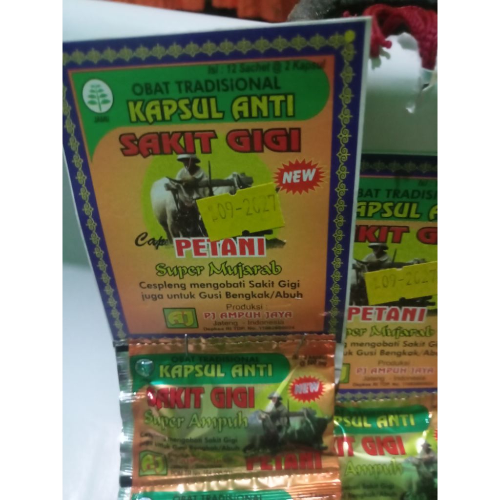 anti sakit gigi cap petani