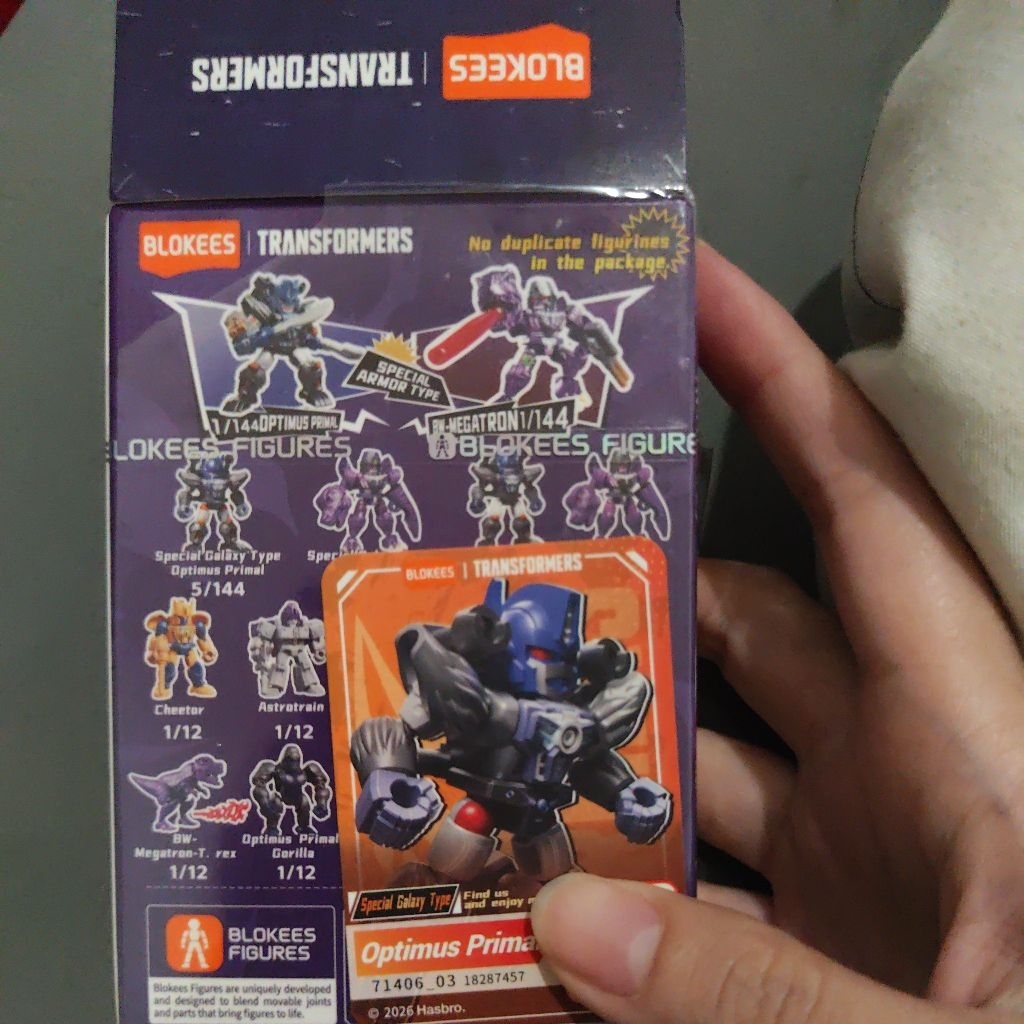 BLOKEES GALAXY DEFENDER TRANSFORMERS 06 (SECRET OPTIMUS PRIMAL)