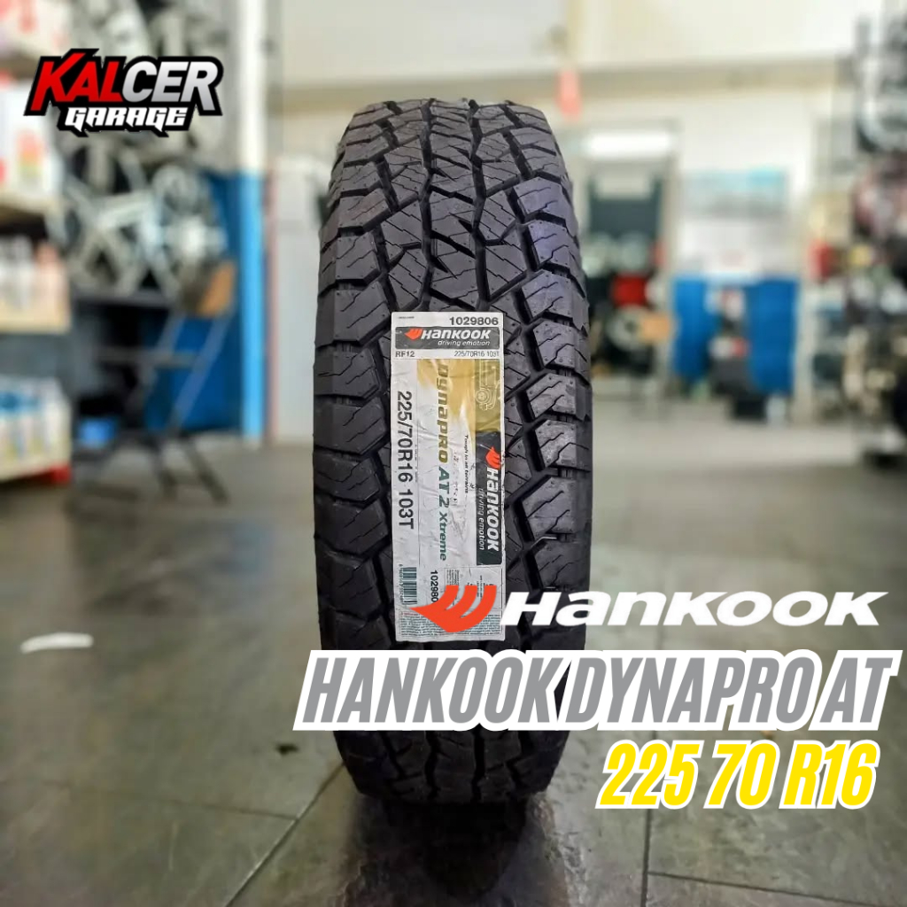 BAN MOBIL AT UKURAN 225 70 R16 HANKOOK DYNAPRO AT2 COCOK UNTUK JIMNY,TAFF,DLL
