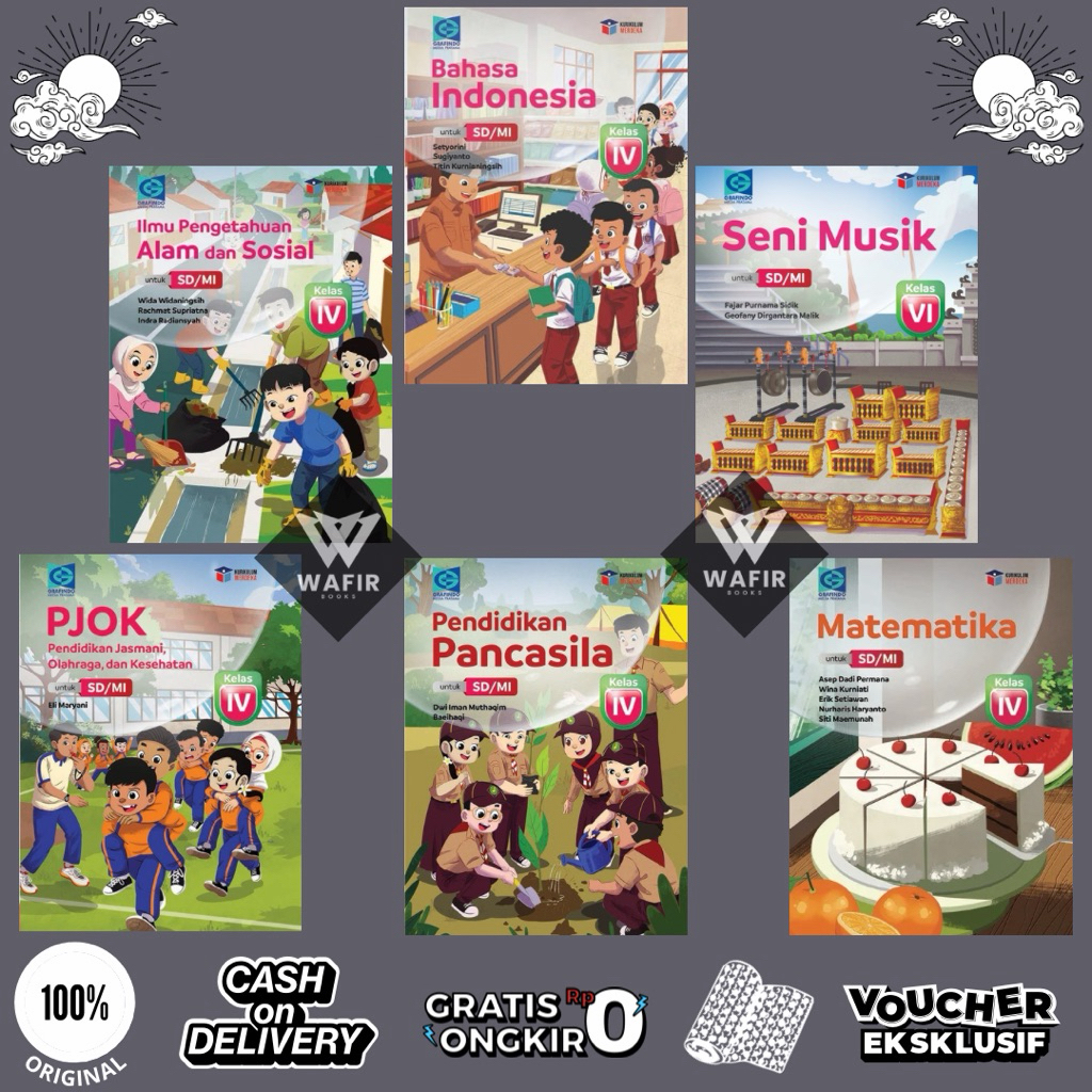 Buku Grafindo kelas 4 SD/MI Kurikulum Merdeka Penerbit Grafindo Media Pratama