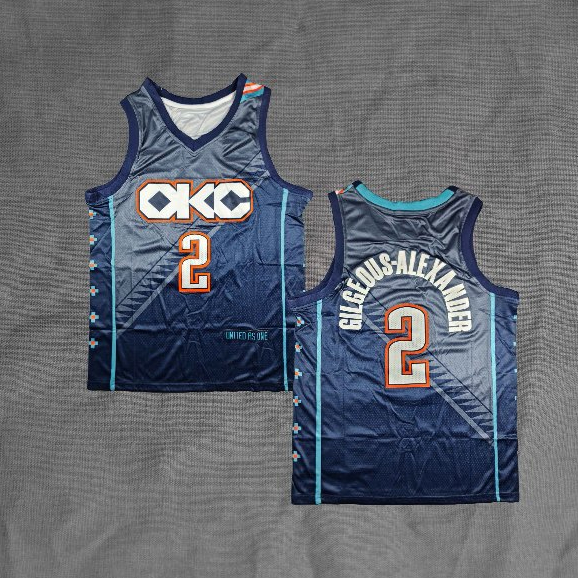 BORDIR Baju Jersey Basket SGA #2 Oklahoma City '26
