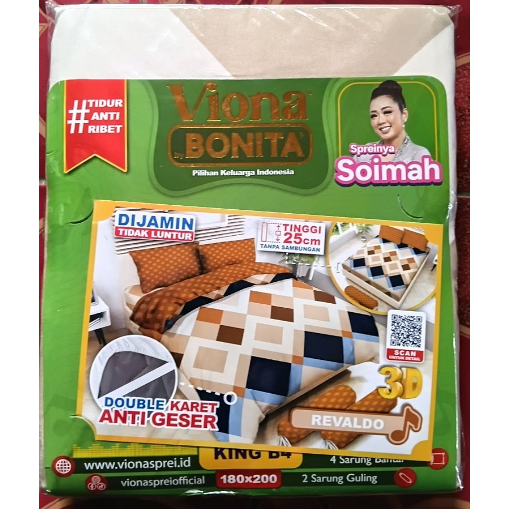 Sprei Viona Bonita B4 180x200