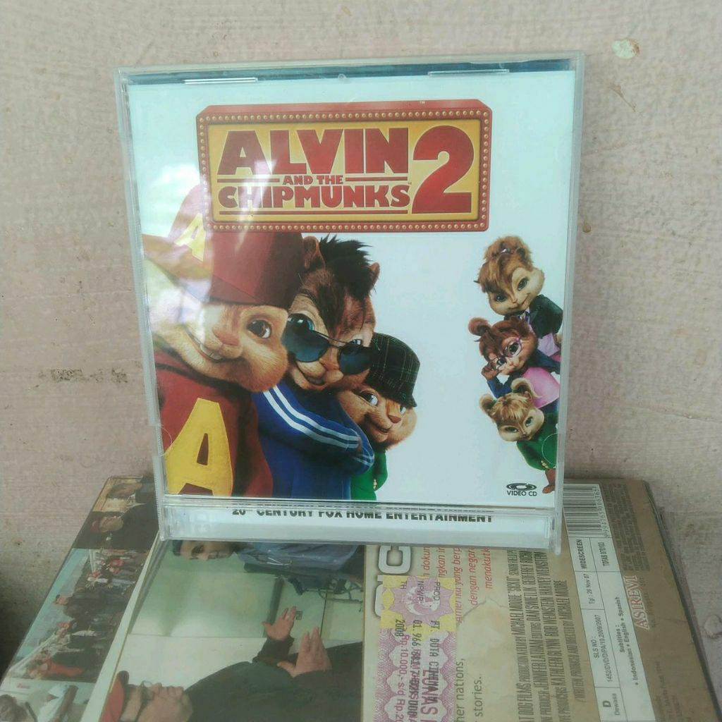 VCD film Alvin and the chipmunks 2