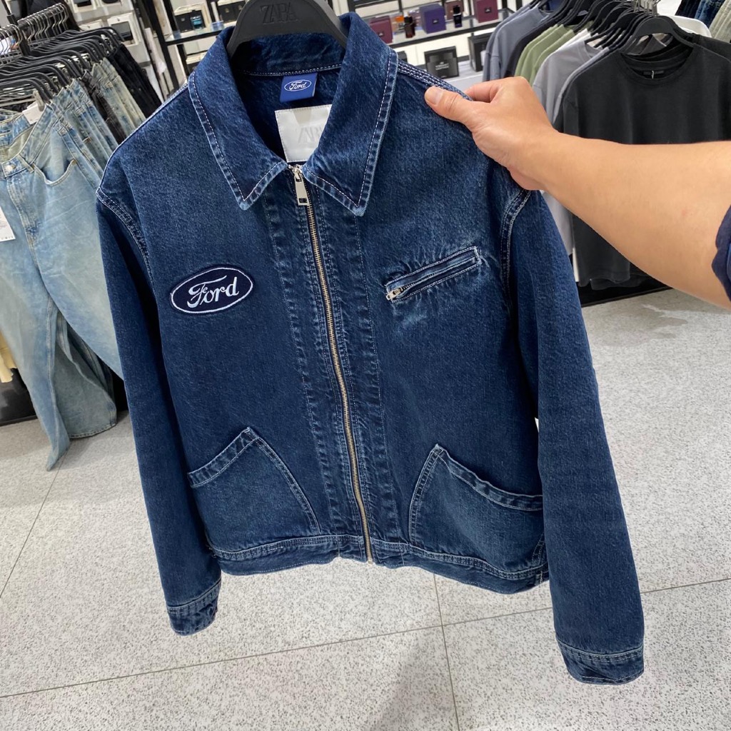 Jastipp. Jacket Denim Zipper Zara X Ford (Man)