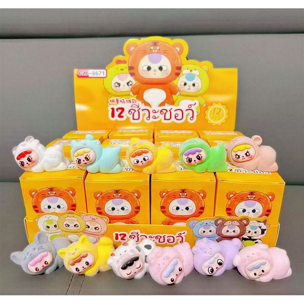 BLINDBOX MINI BABYTHREE 1 PCS BLIND BOX CRYBABY BLINDBOX MINI FIGURE BLINDBOX MURAH BLINDBOX LUCU