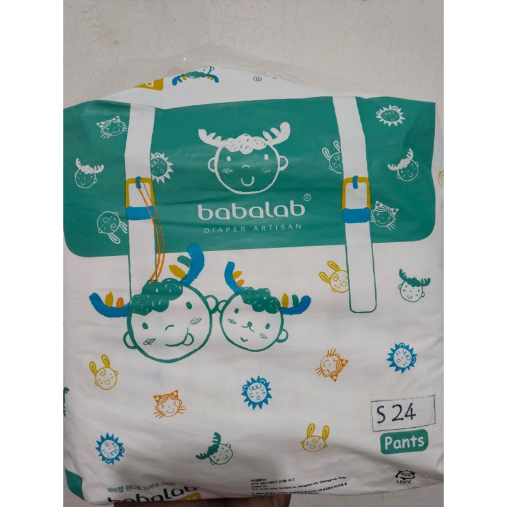 Diapers pampers babalab isi 24 pcs model pant celana