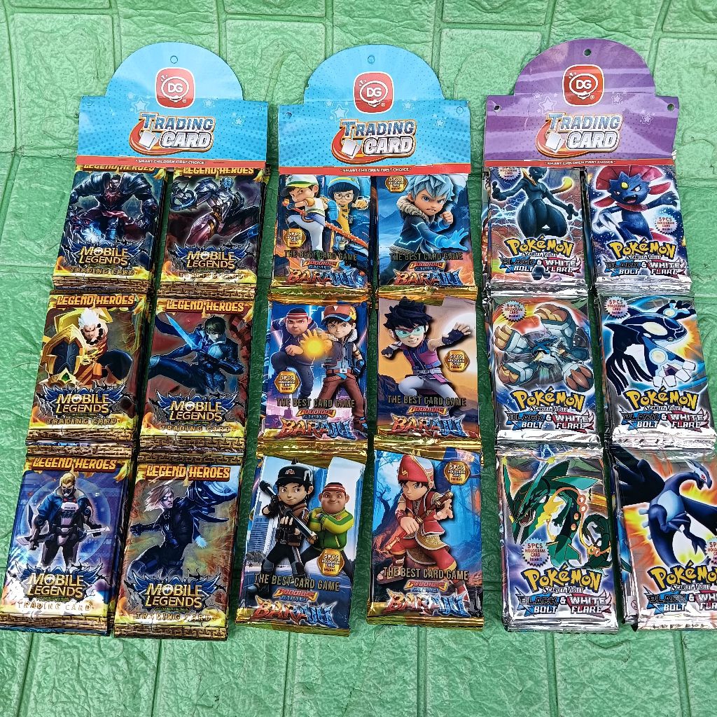 12 sachet Mainan Kartu Gambar Minecraft Skibidi Toilet New impor Trading Card Game Naruto Version