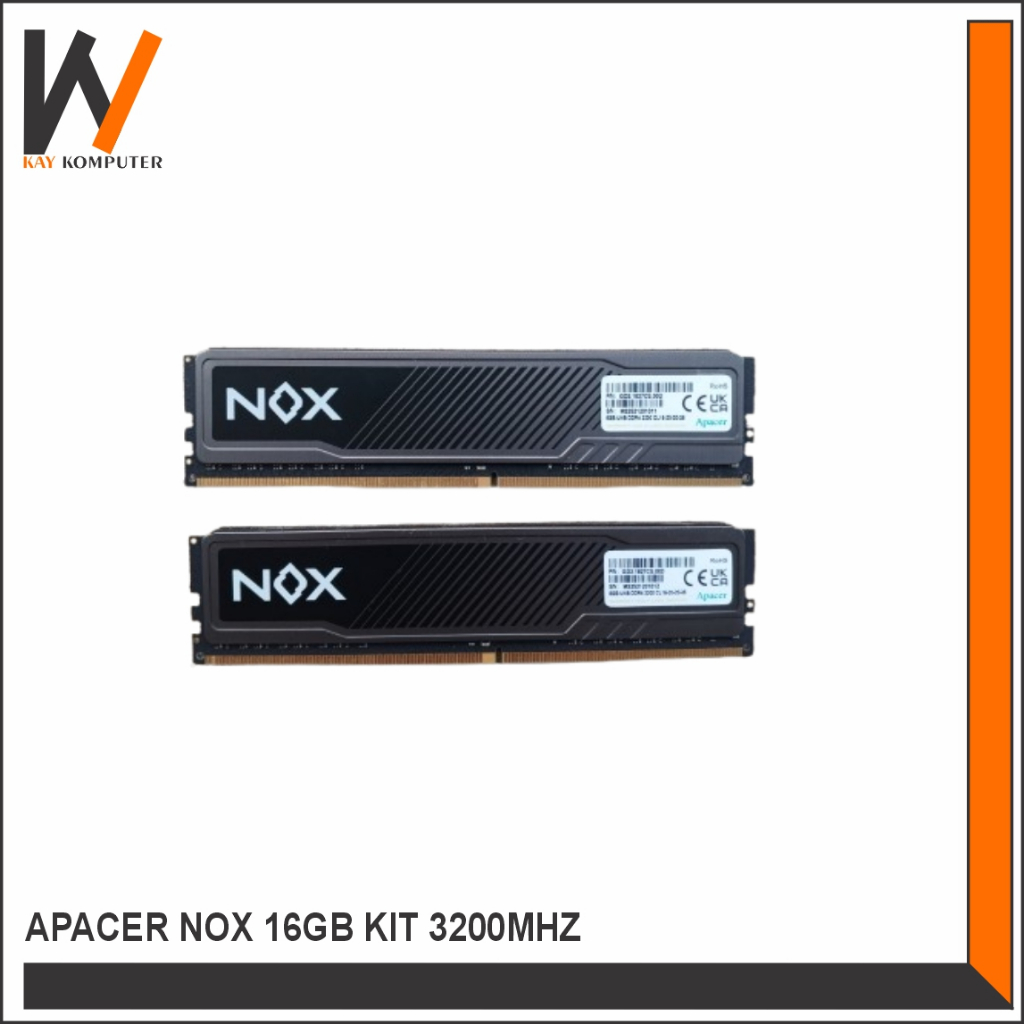 RAM LONGDIM DDR4 APACER NOX 16GB KIT 3200MHZ