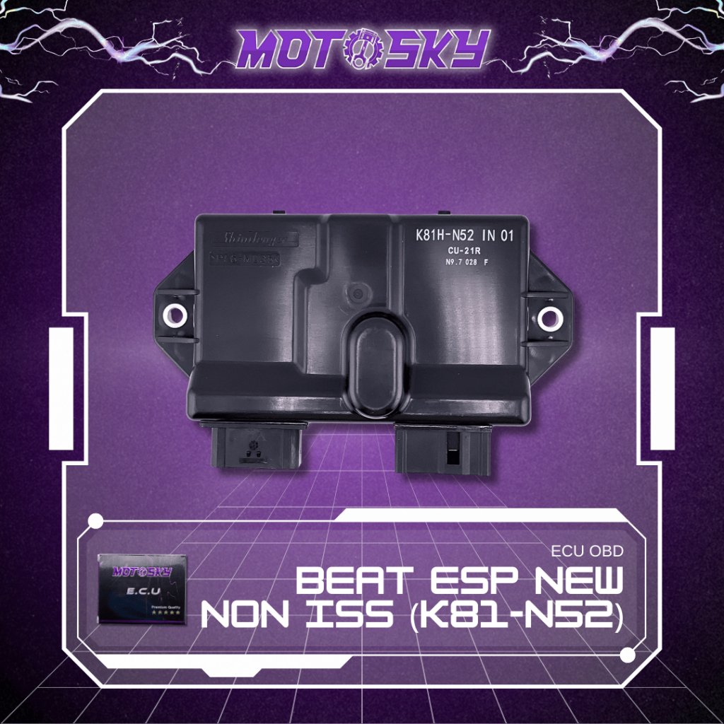 ECU BEAT ESP NEW NON ISS K81-N52 MOTOSKY - Ecu Beat POP / Beat eSP NON ISS K81H-N52 IN 01