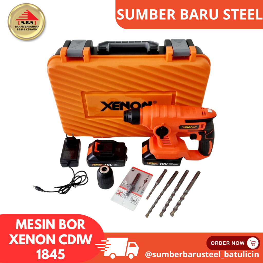 MESIN BOR XENON CDIW 1845