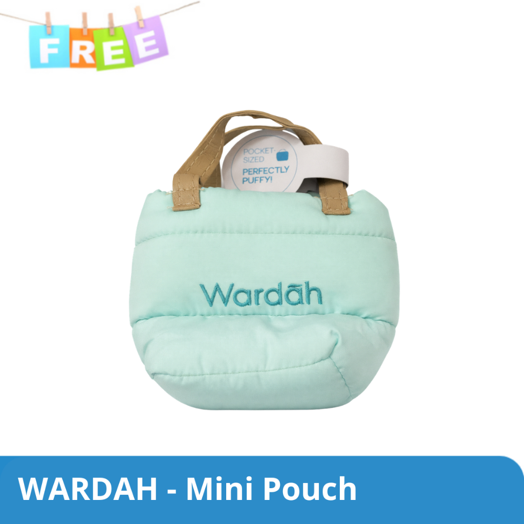 Free Gift Wardah Pouch Mini - Pouch Kosmetik Mini Travel Make Up Bag