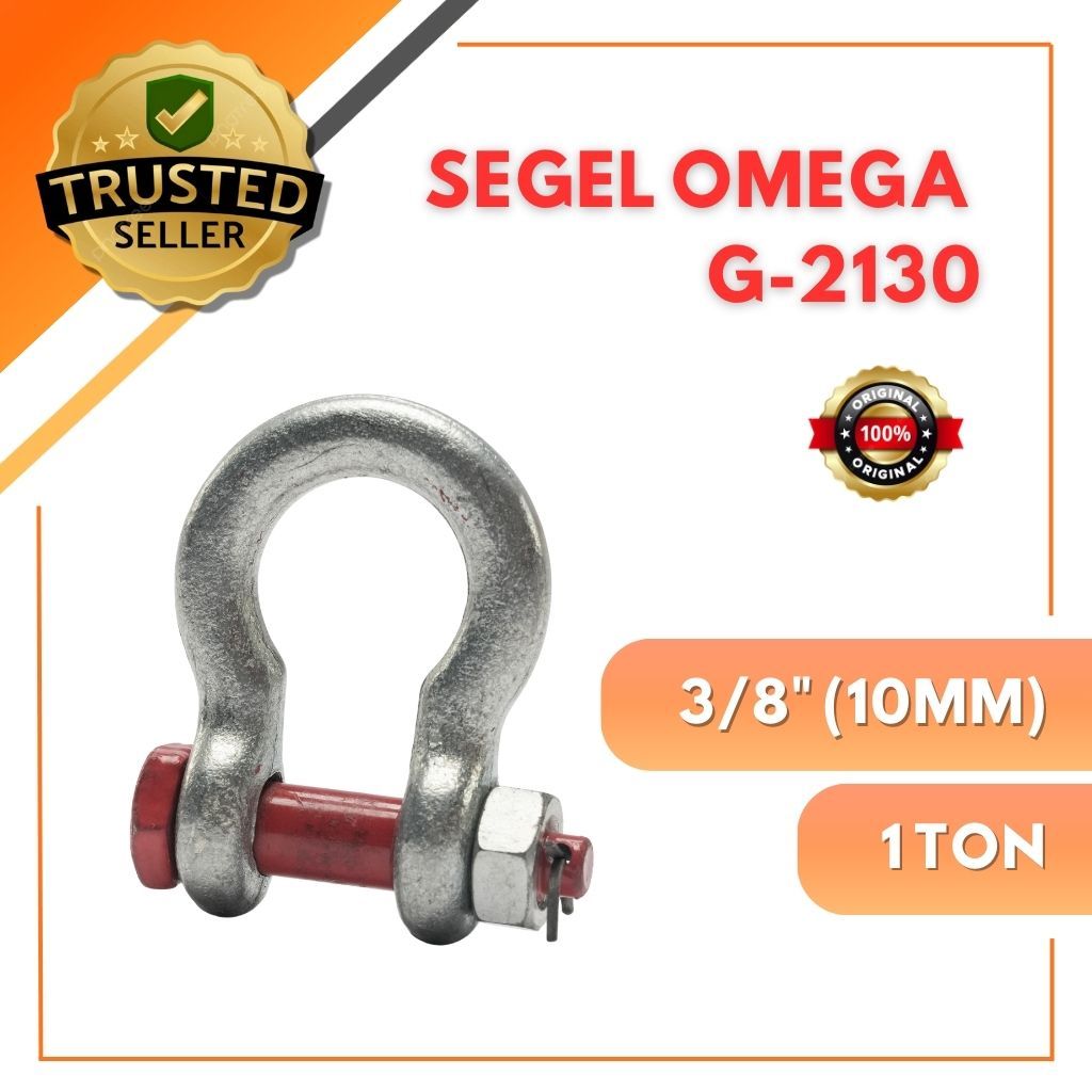 Segel Omega G2130 3/8" - 1 Ton / Shackle Omega G2130 3/8" - 1 Ton